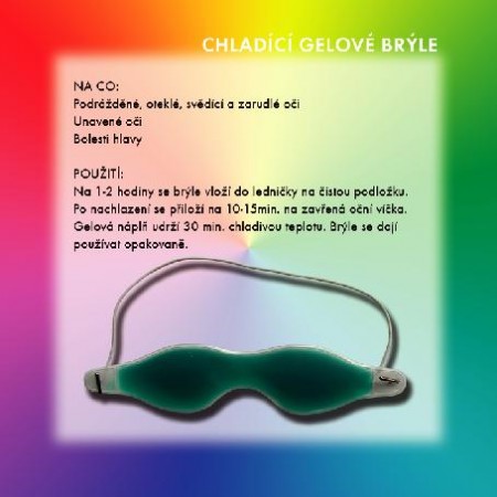 Gelové brýle-masky
